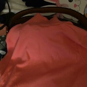 J. Crew Vibrant Coral Long Sleeve Top